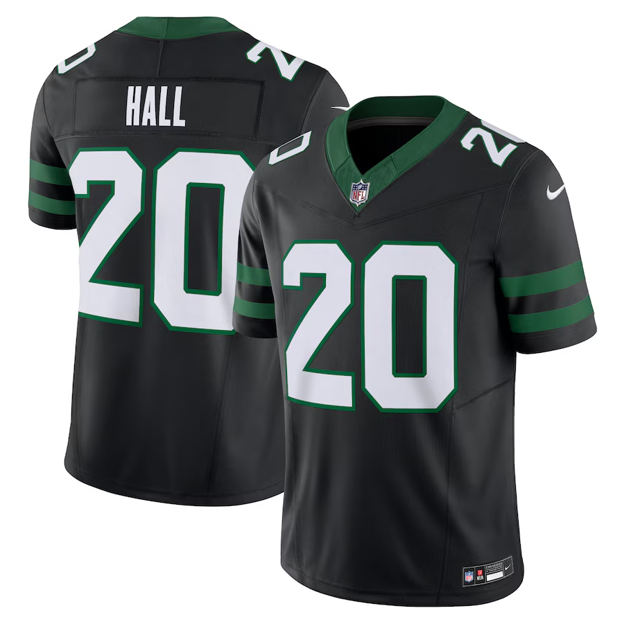 Men's New York Jets Active Player Custom Black F.U.S.E. Throwback Vapor Untouchable Limited Stitched Football Jersey